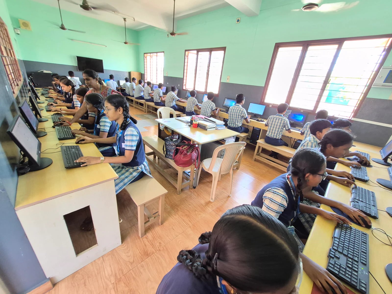 School computer laboratory